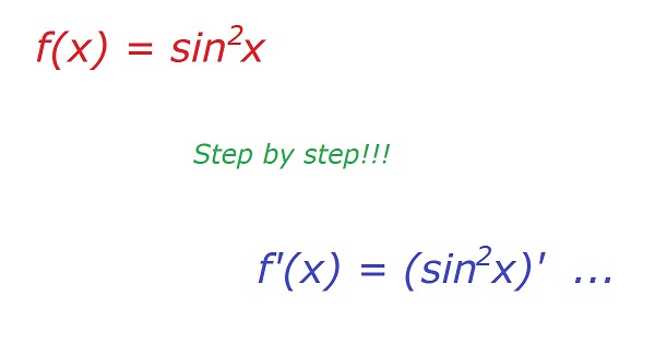 Derivative of sin^2(x)